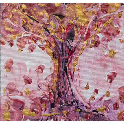 Painting Petit arbre de vie by Amblard Florence | Painting Impressionism Acrylic Landscapes, Nature