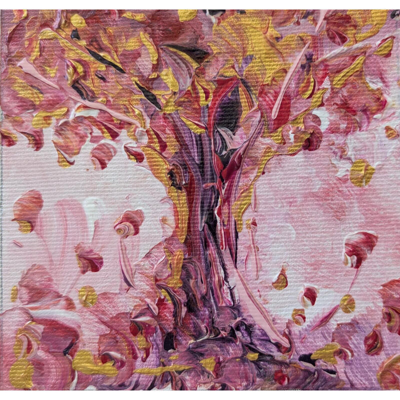 Painting Petit arbre de vie by Amblard Florence | Painting Impressionism Landscapes Nature Acrylic