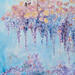Painting Roses et glycine suspendues by Amblard Florence | Painting Impressionism Landscapes Nature Acrylic