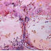 Painting L'arbre dans les nuages by Amblard Florence | Painting Impressionism Landscapes Nature Acrylic