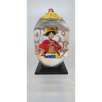 Sculpture Luffy cream by Lemoine Mael | Sculpture Pop-art Acrylic, Graffiti Pop icons