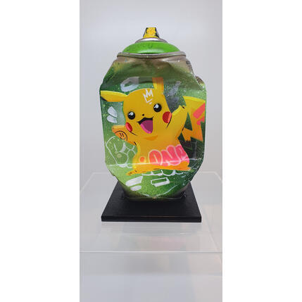 Sculpture Happy pika by Lemoine Mael | Sculpture Pop-art Acrylic, Graffiti Pop icons
