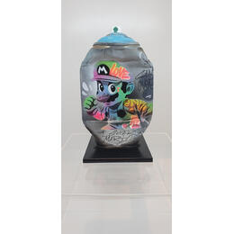 Sculpture Mario colors by Lemoine Mael | Sculpture Pop-art Acrylic, Graffiti Pop icons