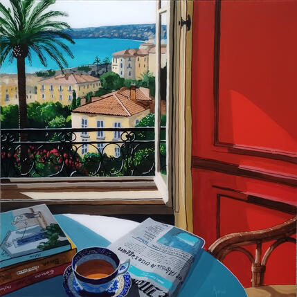 Painting Henri se souvenait de Vence by Auriol Philippe | Painting