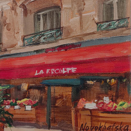 Painting Maraicher by Novokhatska Olga | Painting Figurative Acrylic, Oil Urban