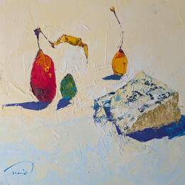 Painting Formatge by Tomàs | Painting