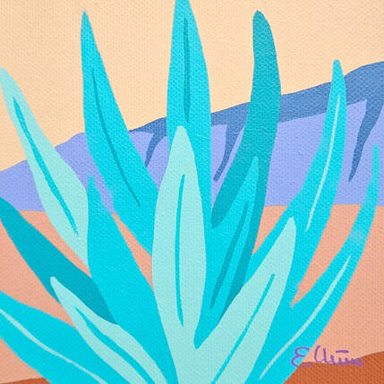 Painting Abri by Emilie Chêne | Painting Figurative Acrylic Nature