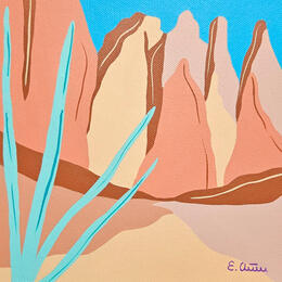 Painting Pousse by Emilie Chêne | Painting
