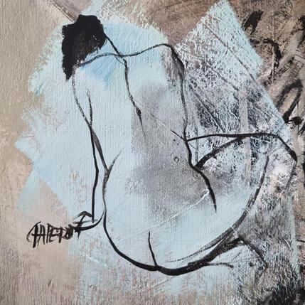 Painting Histoire de vie by Chaperon Martine | Painting Figurative Acrylic Nude, Pop icons