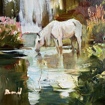 Painting Wild Elegance by Bond Tetiana | Painting