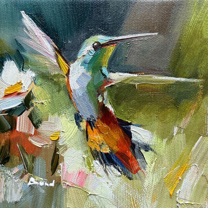 Painting Ephemeral Majesty by Bond Tetiana | Painting