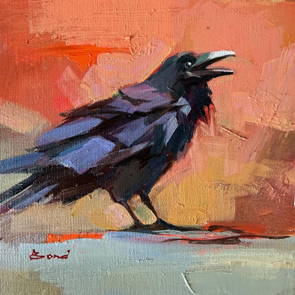 Painting The Quiet Witness by Bond Tetiana | Painting