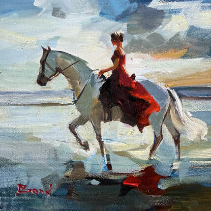 Painting Fragments of Dawn by Bond Tetiana | Painting