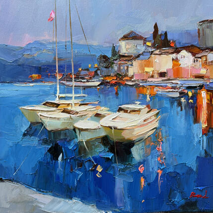Painting Harbor of Quiet Light by Bond Tetiana | Painting