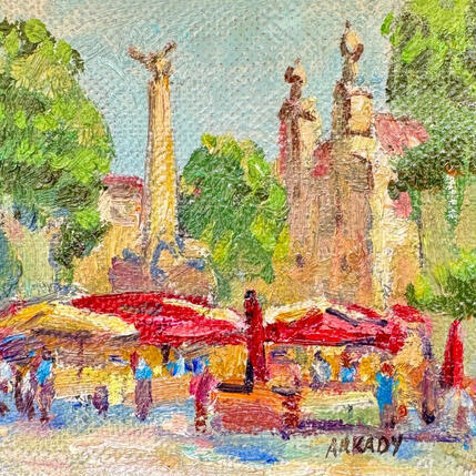 Pintura Le marché à Aix por Arkady | Pintura