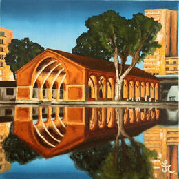 Painting Cale de Radoub by Casteran Florian | Painting