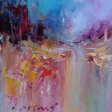 Painting The Dawn  Break by Petras Ivica | Painting Figurative Oil Landscapes