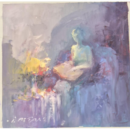 Painting secret book by Petras Ivica | Painting Figurative Oil Landscapes, Pop icons