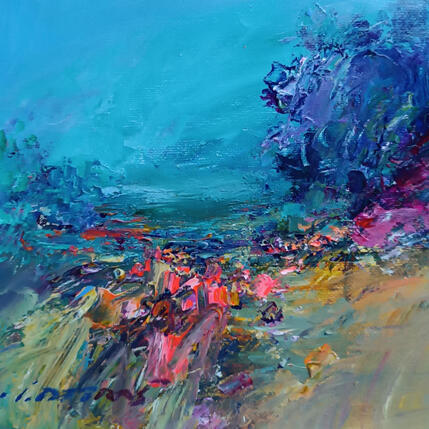 Painting Colors of Nature  by Petras Ivica | Painting Figurative Oil Landscapes, Pop icons