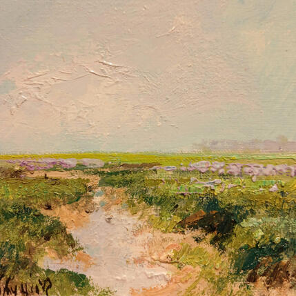 Painting Le courant en baie de Somme by Sannier Daniel | Painting Impressionism Oil Landscapes