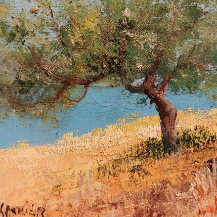 Painting Olivier à Paros by Sannier Daniel | Painting Impressionism Oil Landscapes