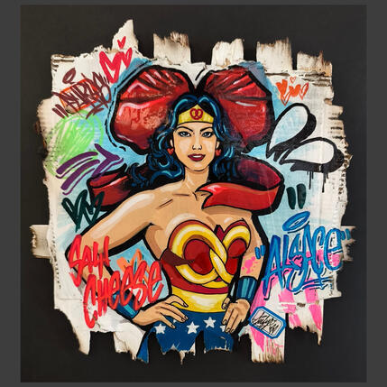 Painting Wonderwoman Alsace  by Sufyr | Painting