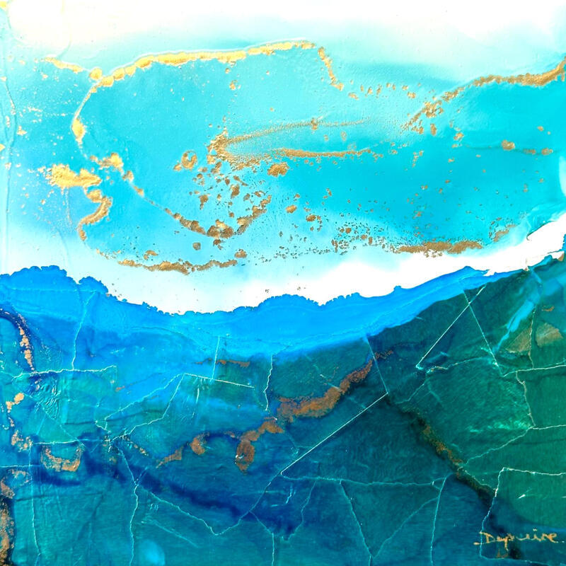 Peinture 2986 Poésie Marine par Depaire Silvia | Tableau Abstrait Acrylique