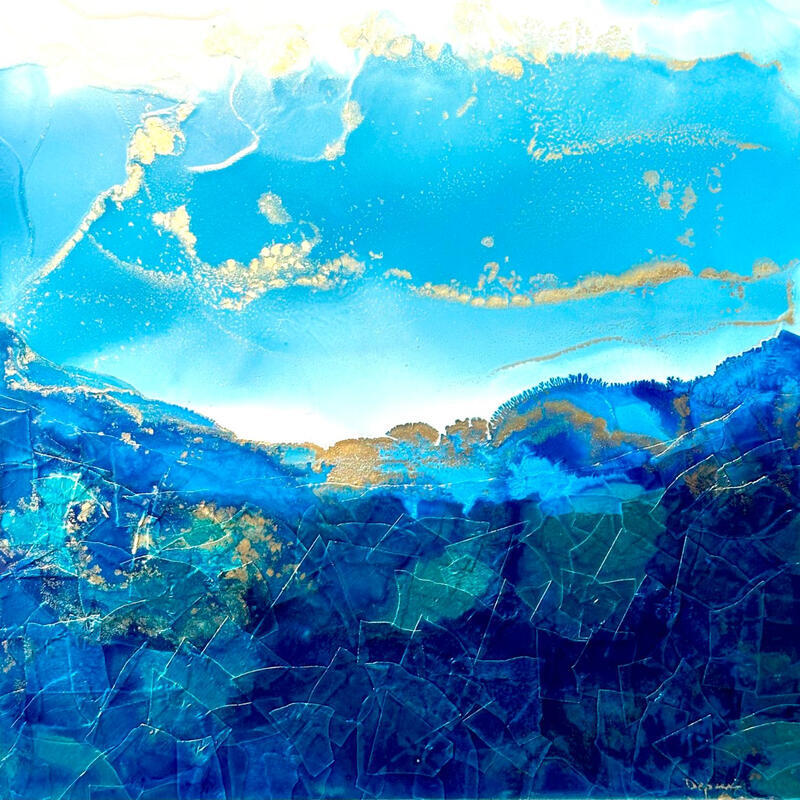 Peinture 3072 Poésie Marine par Depaire Silvia | Tableau Abstrait Acrylique