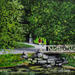 Painting A walk with Mom by Rodriguez Rio Martin | Painting Figurative Urban Oil