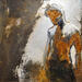Painting D'un autre temps by De Géa Olivier | Painting Figurative Nude Metal