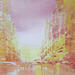 Peinture Grand soleil par Levesque Emmanuelle | Tableau Huile