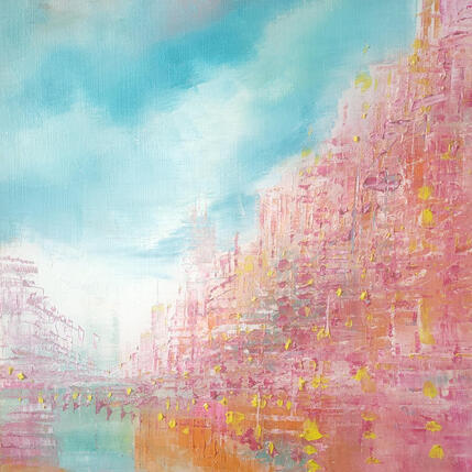 Peinture Légèreté par Levesque Emmanuelle | Tableau Huile