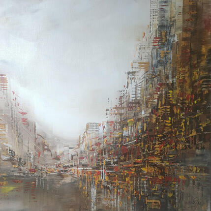 Peinture Loupiotes par Levesque Emmanuelle | Tableau Huile