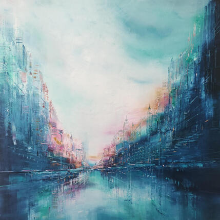 Peinture Autre temps par Levesque Emmanuelle | Tableau  Huile
