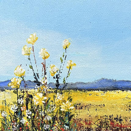 Painting Field of Posies by Saxton Patricia | Painting