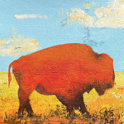 Peinture American Red par Saxton Patricia | Tableau