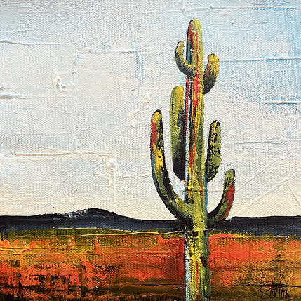 Painting Desert Sentry by Saxton Patricia | Painting  Pop icons