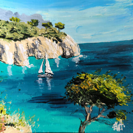 Peinture Un vent de liberté. par Rey Ewa | Tableau