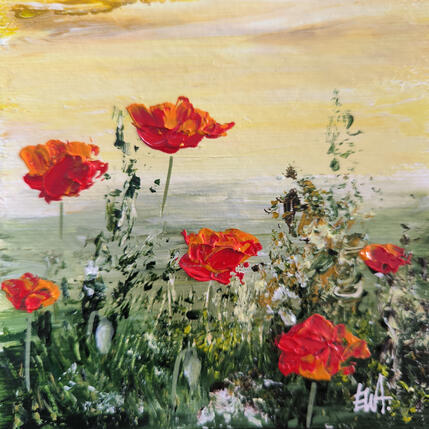 Peinture Rien de plus beau que la nature. par Rey Ewa | Tableau