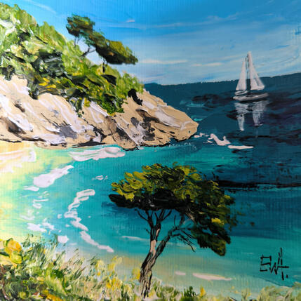 Peinture Un bel été. par Rey Ewa | Tableau