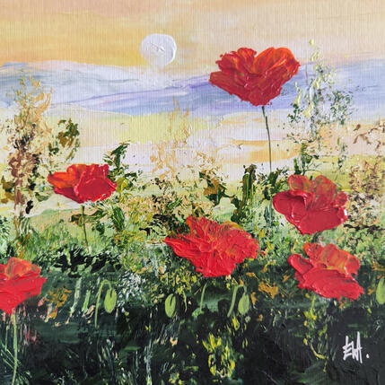 Peinture Ode au soleil. par Rey Ewa | Tableau