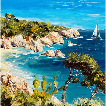 Peinture Summer Time par Rey Ewa | Tableau