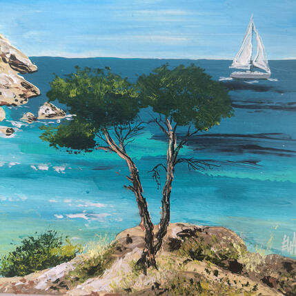 Peinture Summer in my mind. par Rey Ewa | Tableau