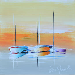 Painting L'ETE by Munsch Eric | Painting Figurative Acrylic, Oil Marine, Pop icons
