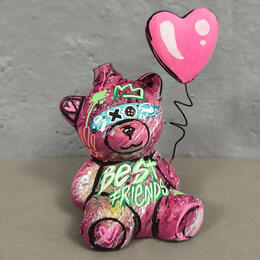 Sculpture L'ourson best friends by Sufyr | Sculpture