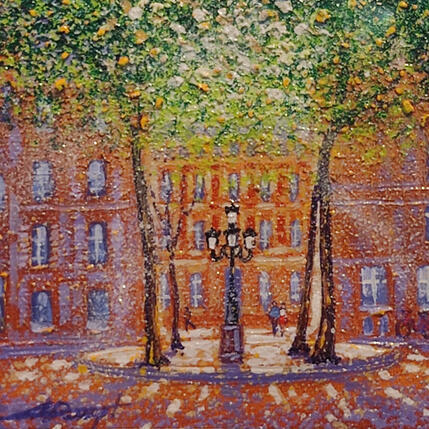 Peinture Place secrète par Dessapt Alan | Tableau Figuratif Acrylique, Huile Urbain