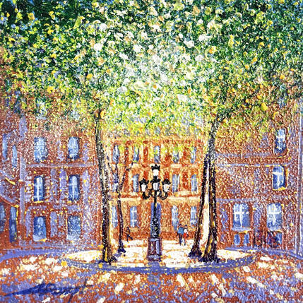 Painting Place secrète by Dessapt Alan | Painting Figurative Acrylic, Oil Urban