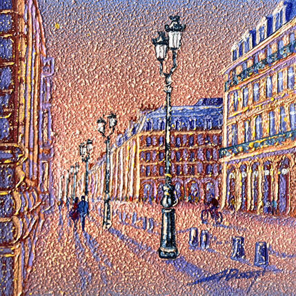 Painting Instant Rivoli by Dessapt Alan | Painting Figurative Acrylic, Oil Urban