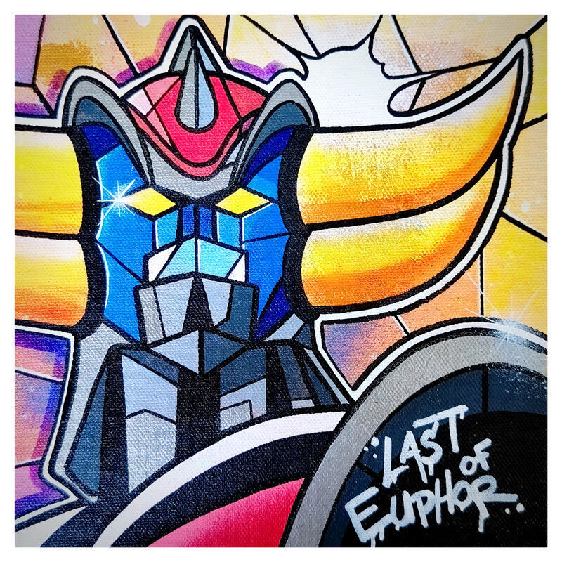 Painting Last of Euphor by Rocky Chaplin | Painting Pop-art Pop icons Acrylic