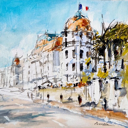 Gemälde Lumière sur le Negresco von Poumelin Richard | Gemälde